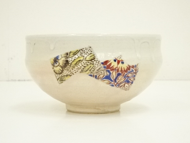 道具 ] - 道具 堺焼 金田新平造 堺更紗絵茶碗（共箱） | ネット